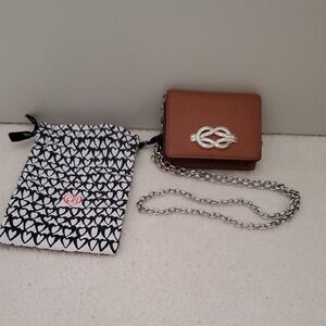 Brighto Brown Chain Crossbody Bag/Wallet